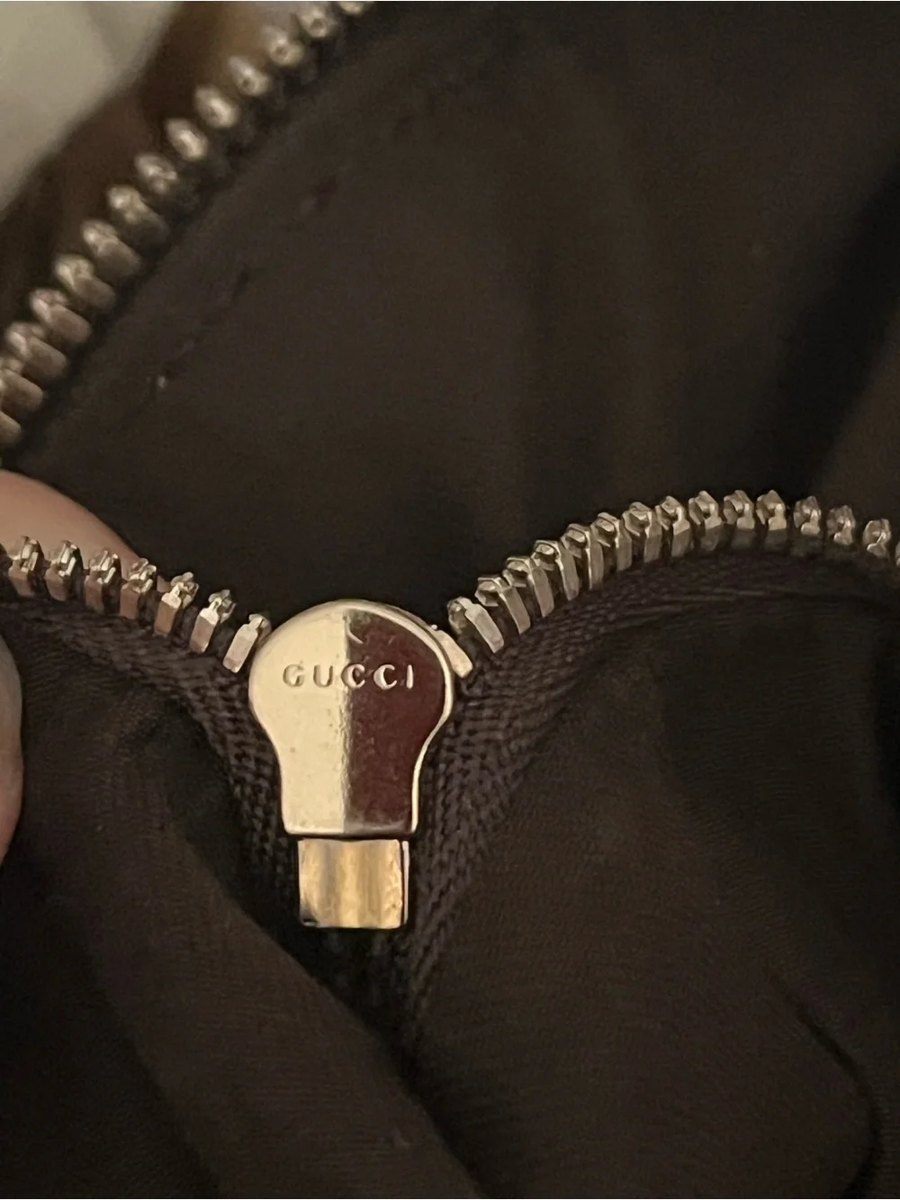 Gucci Canvas Hobo Bag with Bamboo Horsebit Print